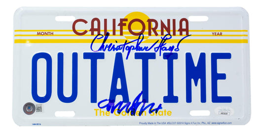 Back to the Future Fans Rejoice: Signed Replica License Plate Up for Auction