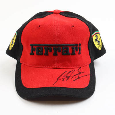 Bid for History: A Ferrari Racing Hat Autographed by Michael Schumacher