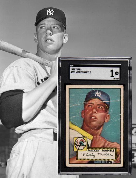 Iconic 1952 Topps Mickey Mantle Card Gains Momentum in Auction, Hits $15,000 Estimate Early