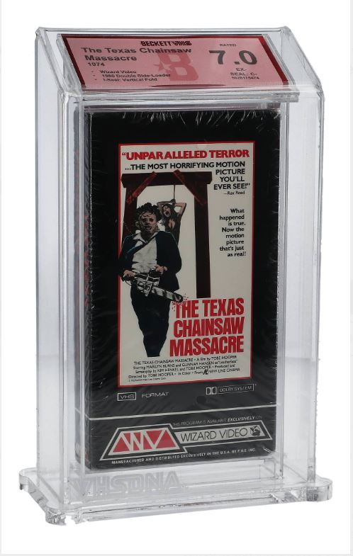 Sealed Nostalgia: 1980 The Texas Chainsaw Massacre Factory-Sealed VHS Tape – First Print Up for Grabs