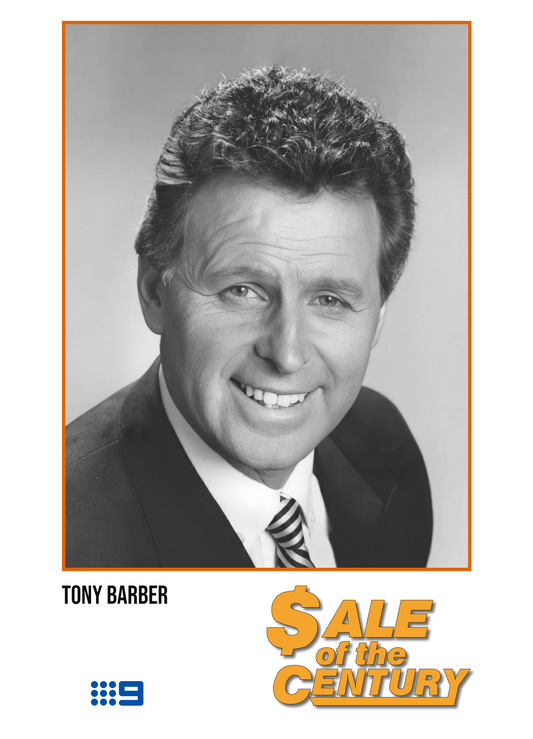 Tony Barber Signed Sale of the Century Fan Cards