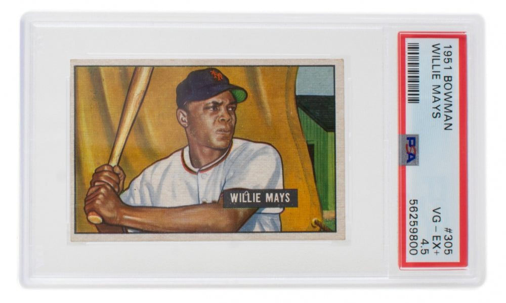 A Rookie Card of the Say Hey Kid: The 1951 Bowman Willie Mays Card