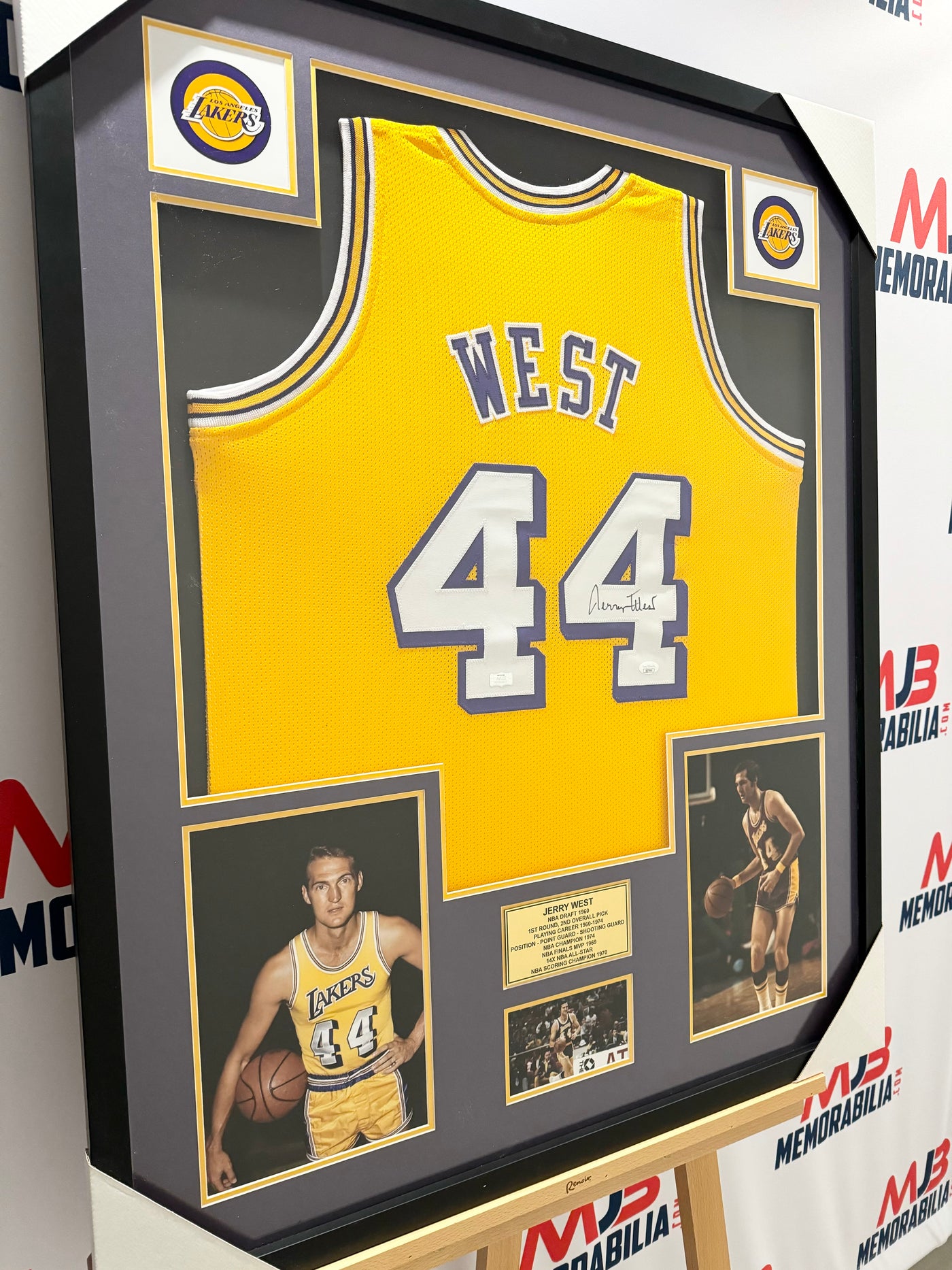 Jerry West Signed La Lakers Jersey JSA Authentication