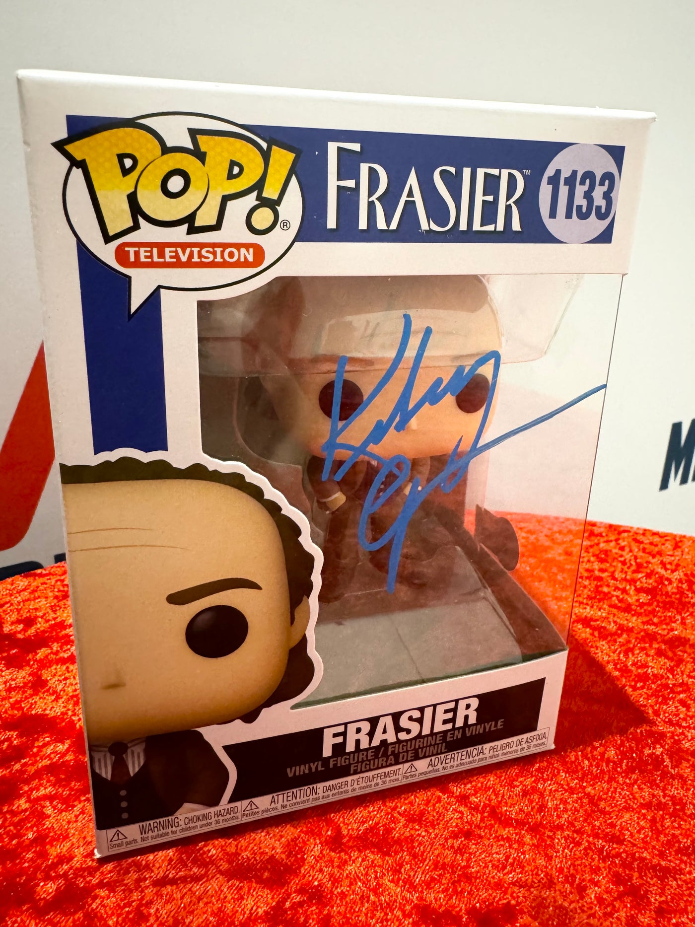 Kelsey Grammer Signed Frasier #1133 Funko Pop Vinyl Figure Beckett Authentication