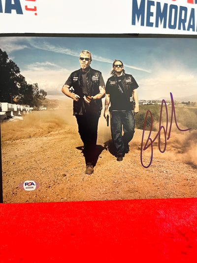 Ron Perlman Signed Sons of Anarchy Photo Charlie Hunnam PSA COA