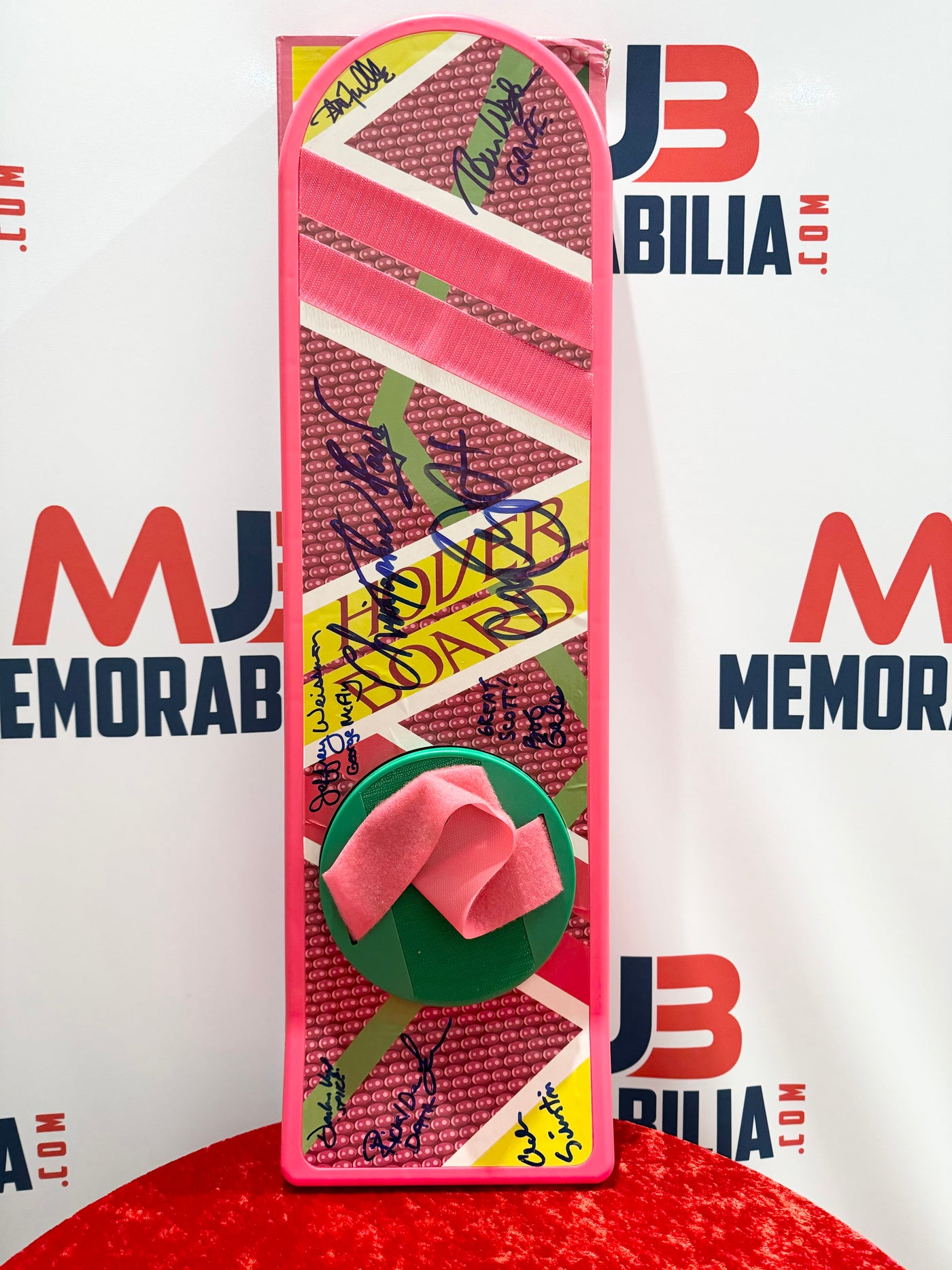 Back to the Future Hoverboard signed by 9 Cast members RARE