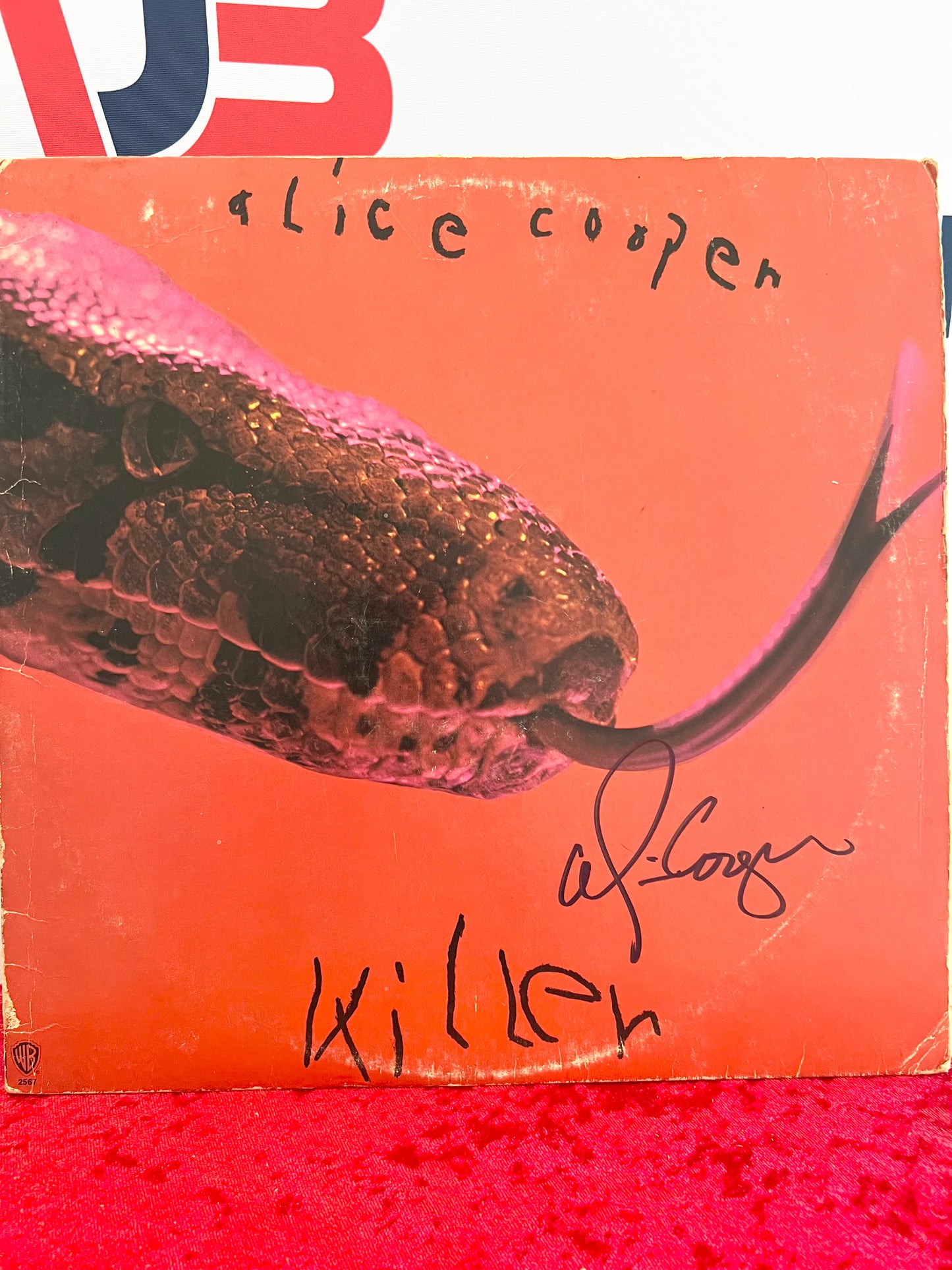 Alice Cooper Signed Autographed Killer Vinyl LP With Authentication