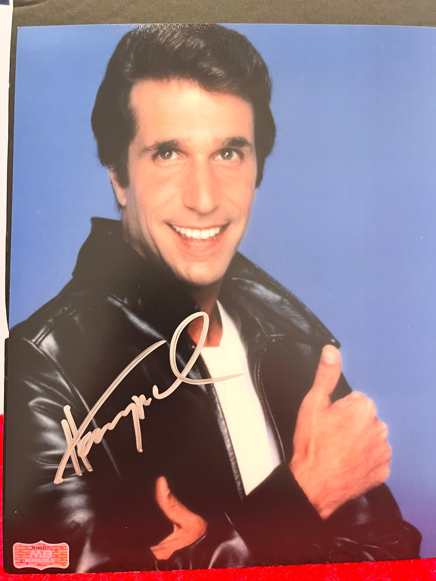 Henry Winkler Signed Autograph Photograph Iconic with COA Happy Days The Fonz