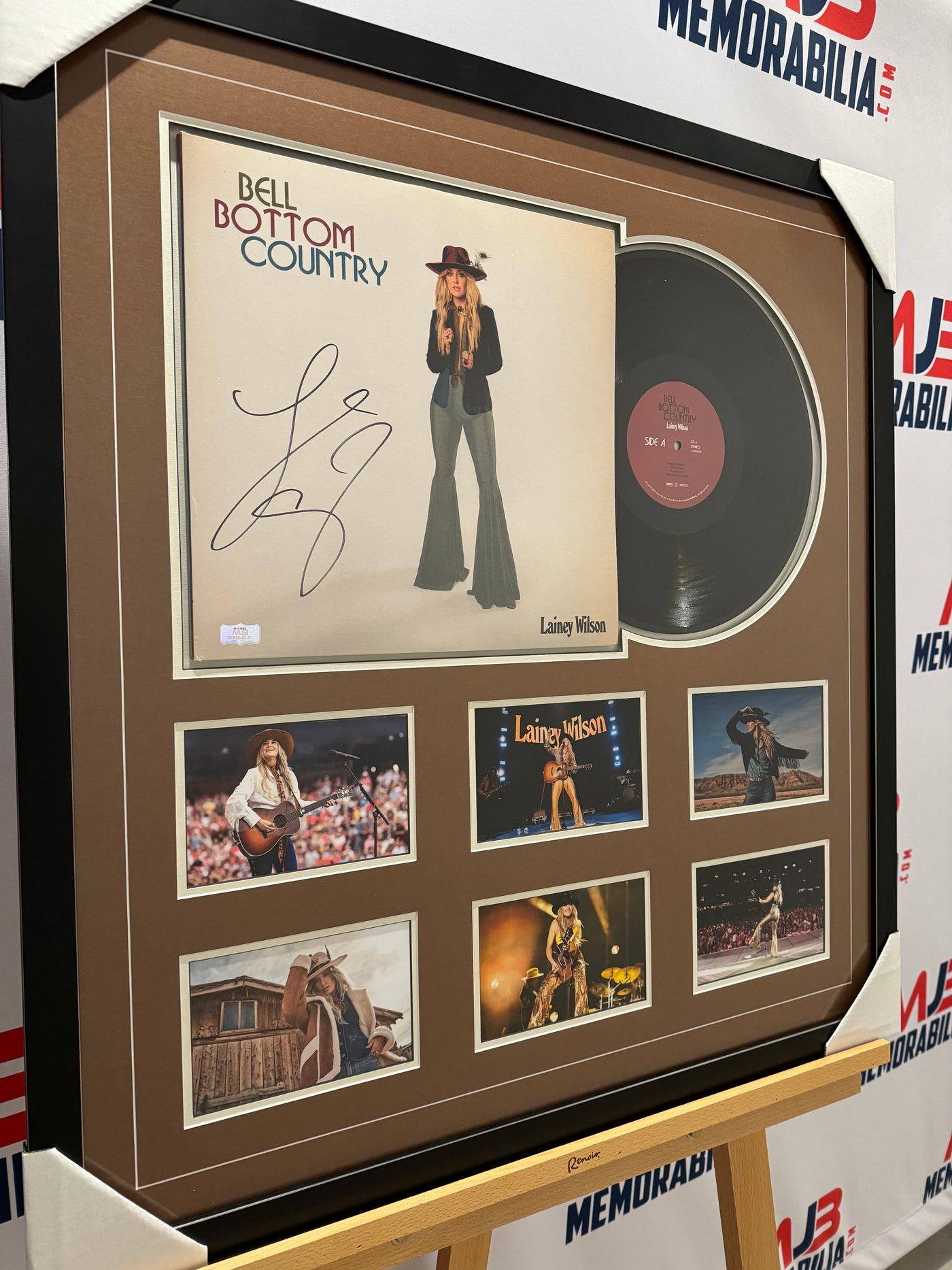 Lainey Wilson Bell Bottom Country Signed LP with Authentication