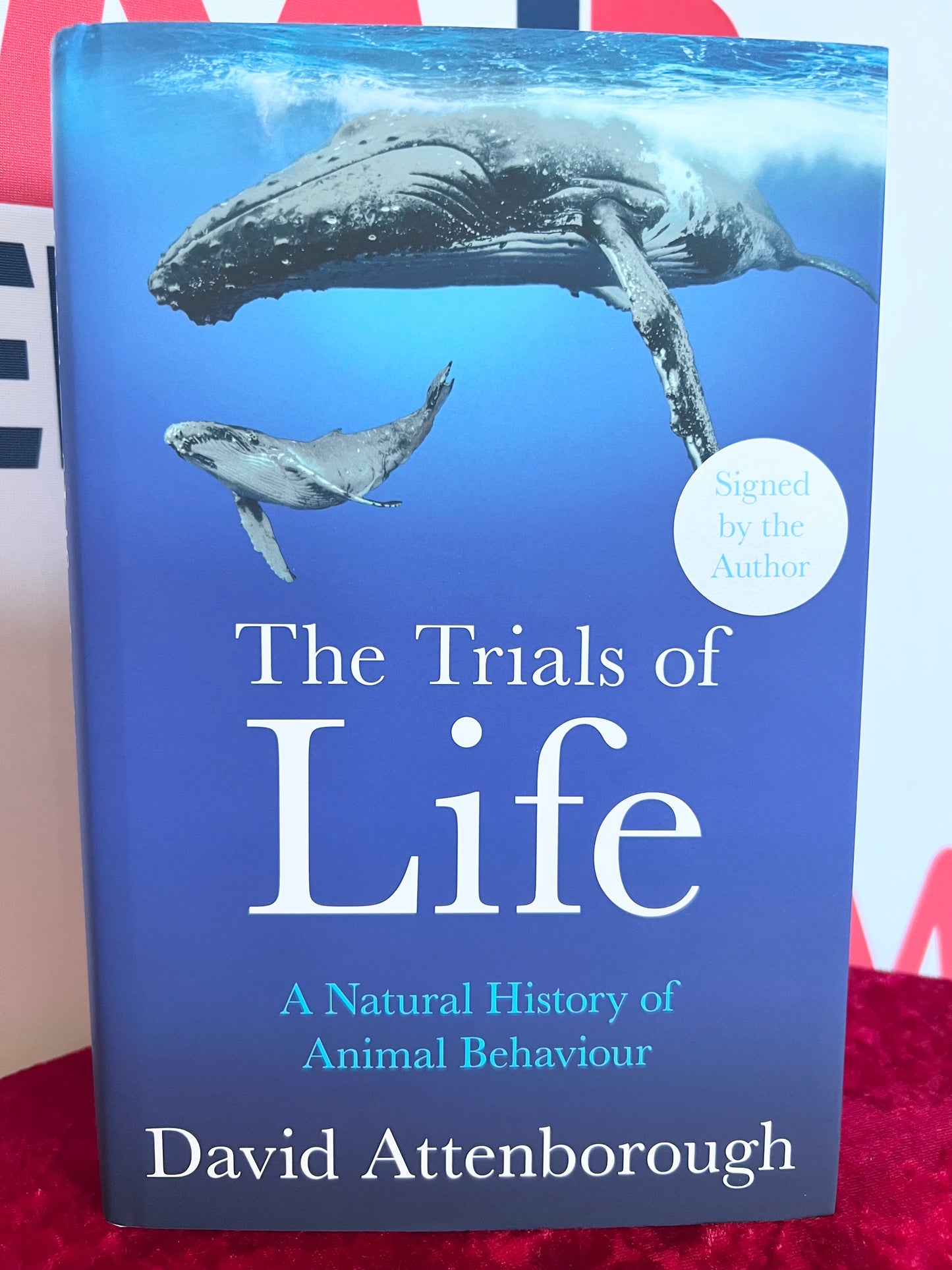 David Attenborough Signed Autograph The Trials of Life Book with COA