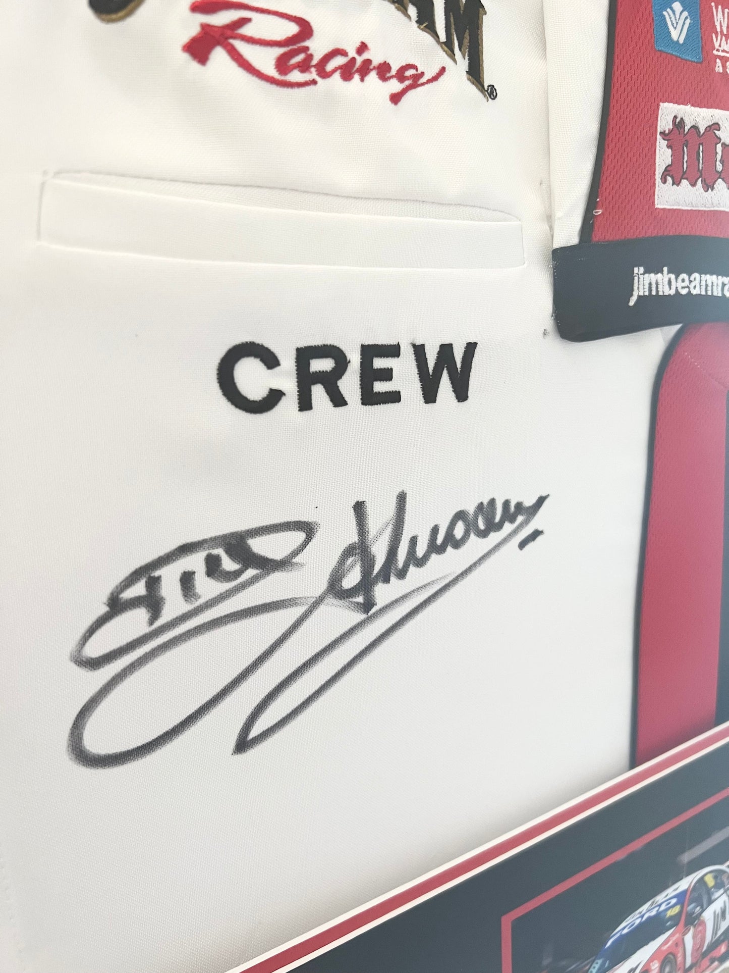 Dick Johnson signed Autograph Crew Shirt with COA