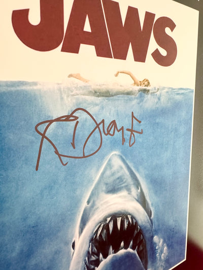 Richard Dreyfuss Signed Jaws Movie Poster ACOA Authentication