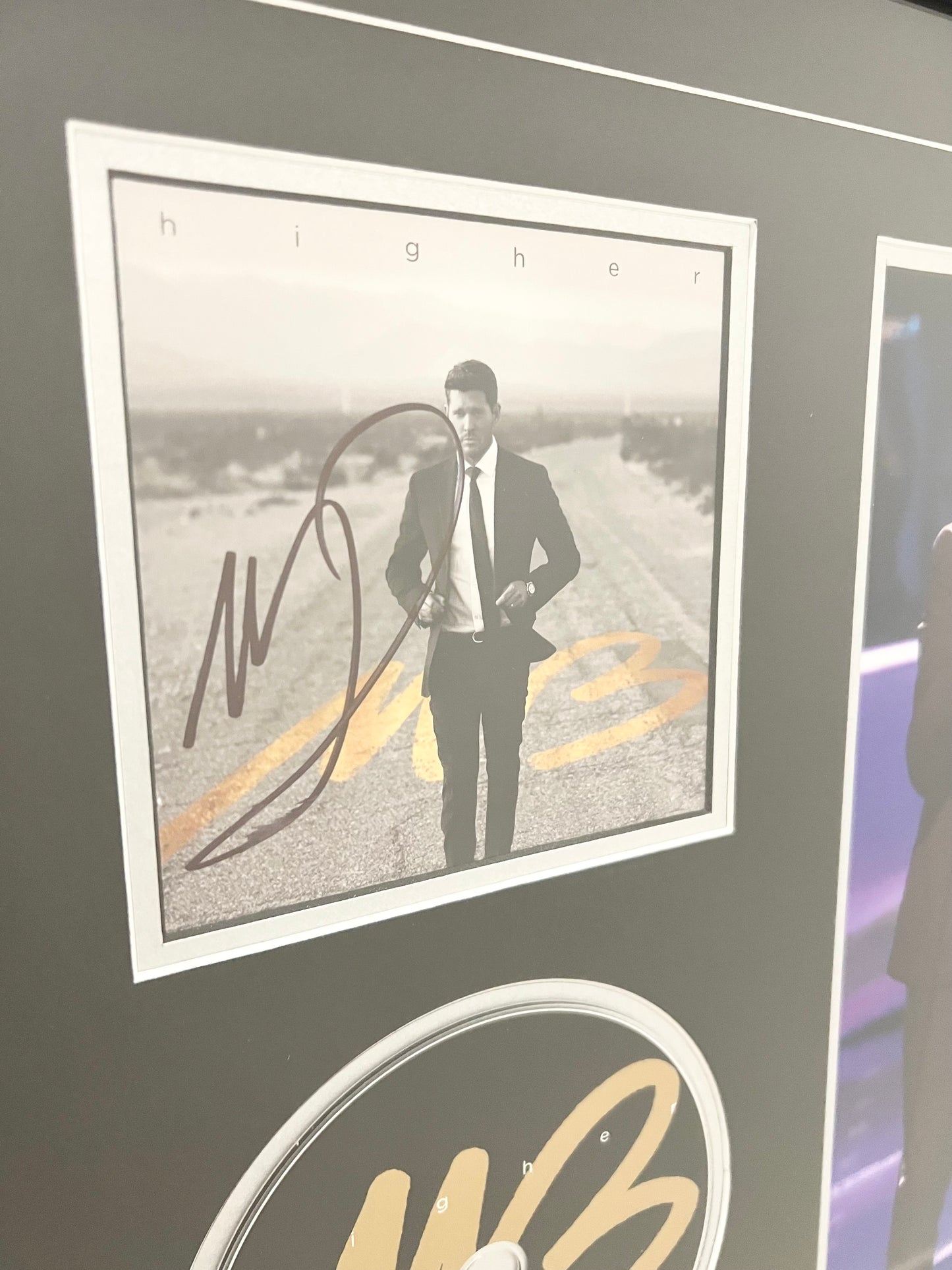 Michael Buble Signed Autograph Higher CD with COA Rare