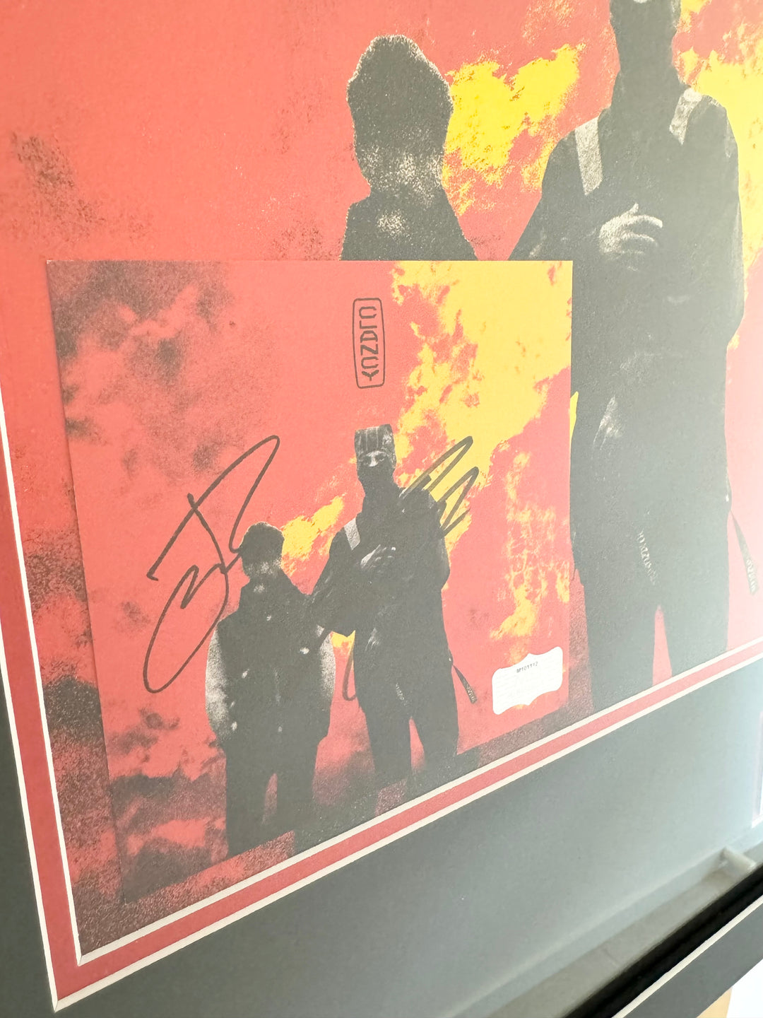 Twenty One 21 Pilots Signed Autographed Vinyl Clancy Frame with