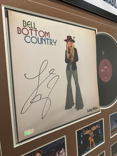 Lainey Wilson Bell Bottom Country Signed LP with Authentication