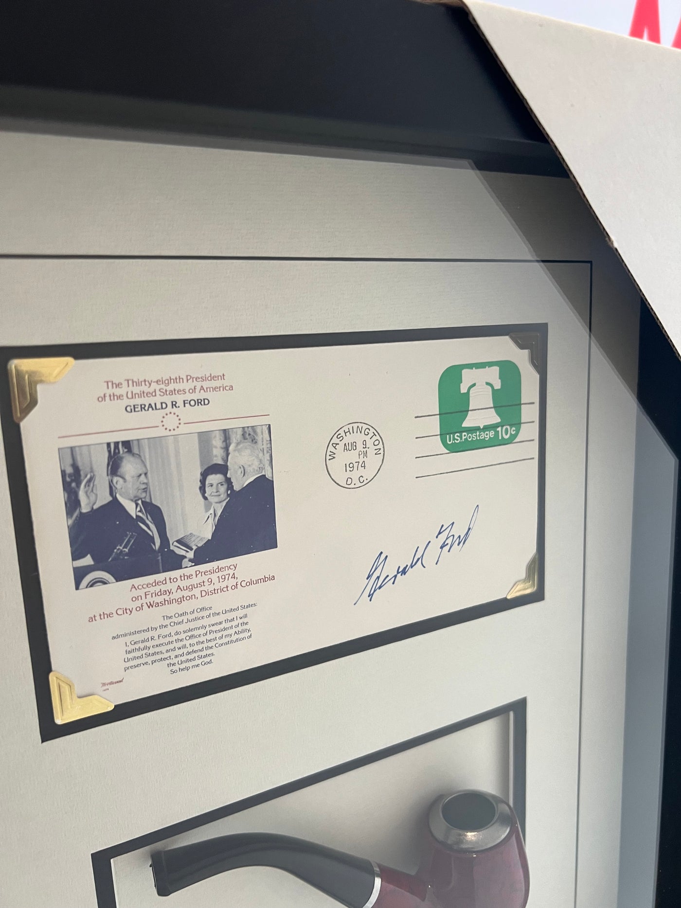 President Gerald Ford Signed Original Envelope with JSA COA