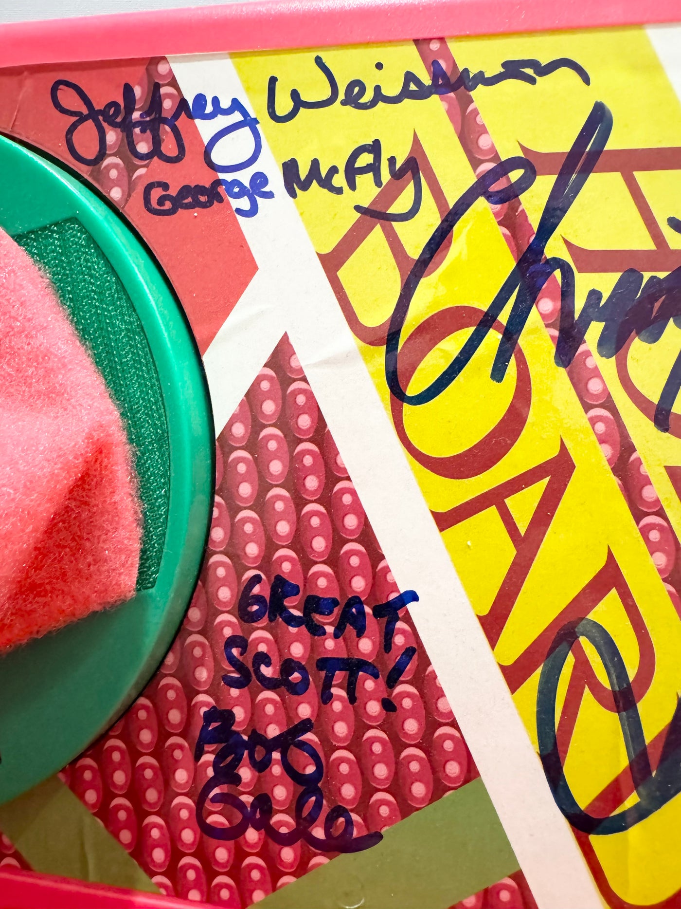 Back to the Future Hoverboard signed by 9 Cast members RARE