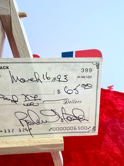 Robert Stack Signed 1993 Personal Check