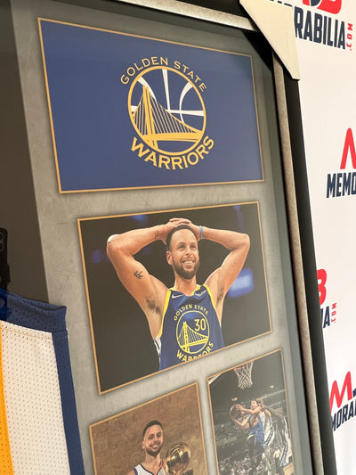 Stephen Curry Personally hand signed Golden State Warriors Jersey with JSA Authentication