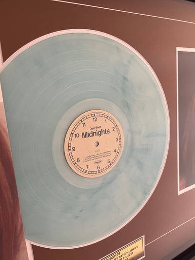 Taylor Swift Hand Signed Midnights Vinyl JSA Authentication