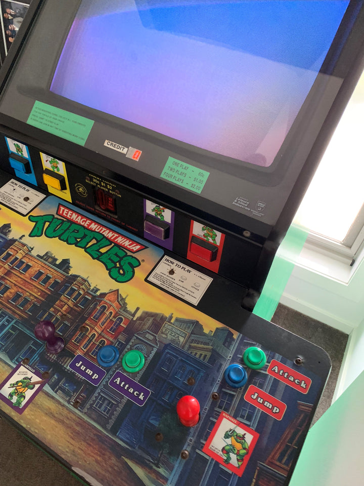 Teenage Mutant Ninja Turtles Original Konami 1989 Machine Teenage Mutant Ninja Turtles Original Konami 1989 Machine