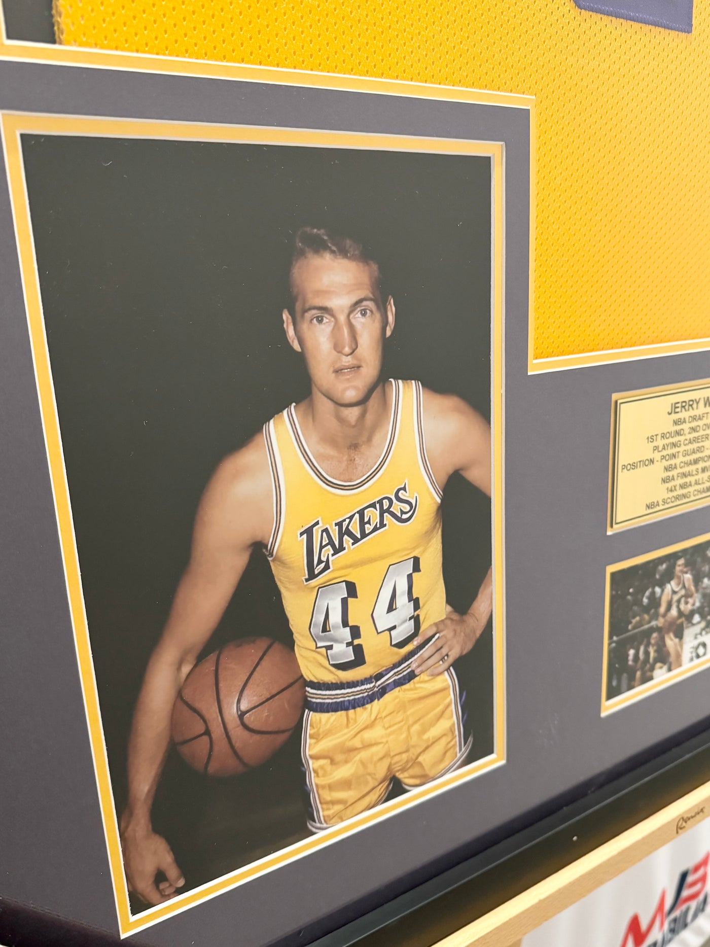 Jerry West Signed La Lakers Jersey JSA Authentication