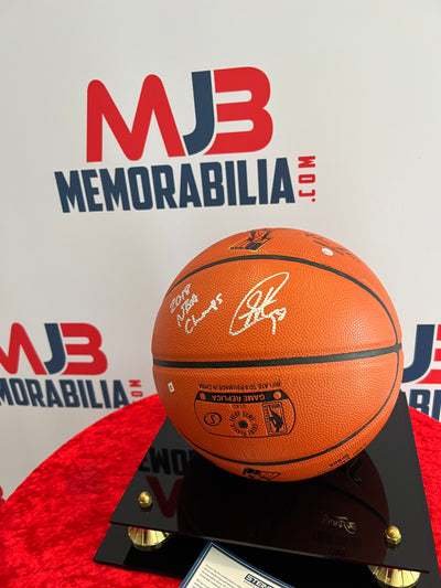 Stephen Curry Signed Basketball RARE Inscription with Steiner Authentication