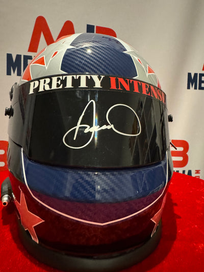 Danica Patrick Signed NASCAR Full-Size Custom Pretty Intense Career Highlight Helmet