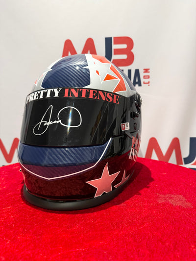 Danica Patrick Signed NASCAR Full-Size Custom Pretty Intense Career Highlight Helmet