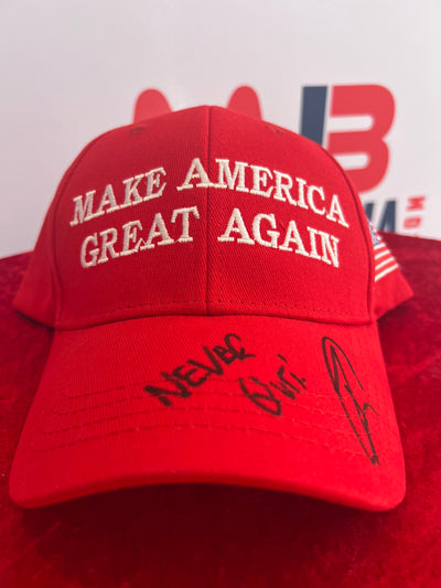 Robert O’Neill signed Donald Trump “Make America Great Again” Hat Inscribed “Never Quit” PSA RARE