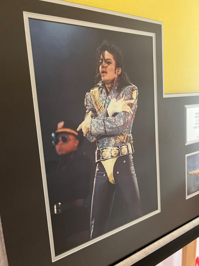 Michael Jackson signed Dangerous Tour Crew Shirt RARE One of a Kind Beckett Authentication