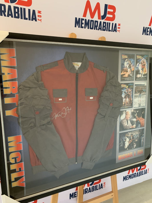 Michael J Fox Signed Official  Back to the Future Jacket Marty McFly with COA