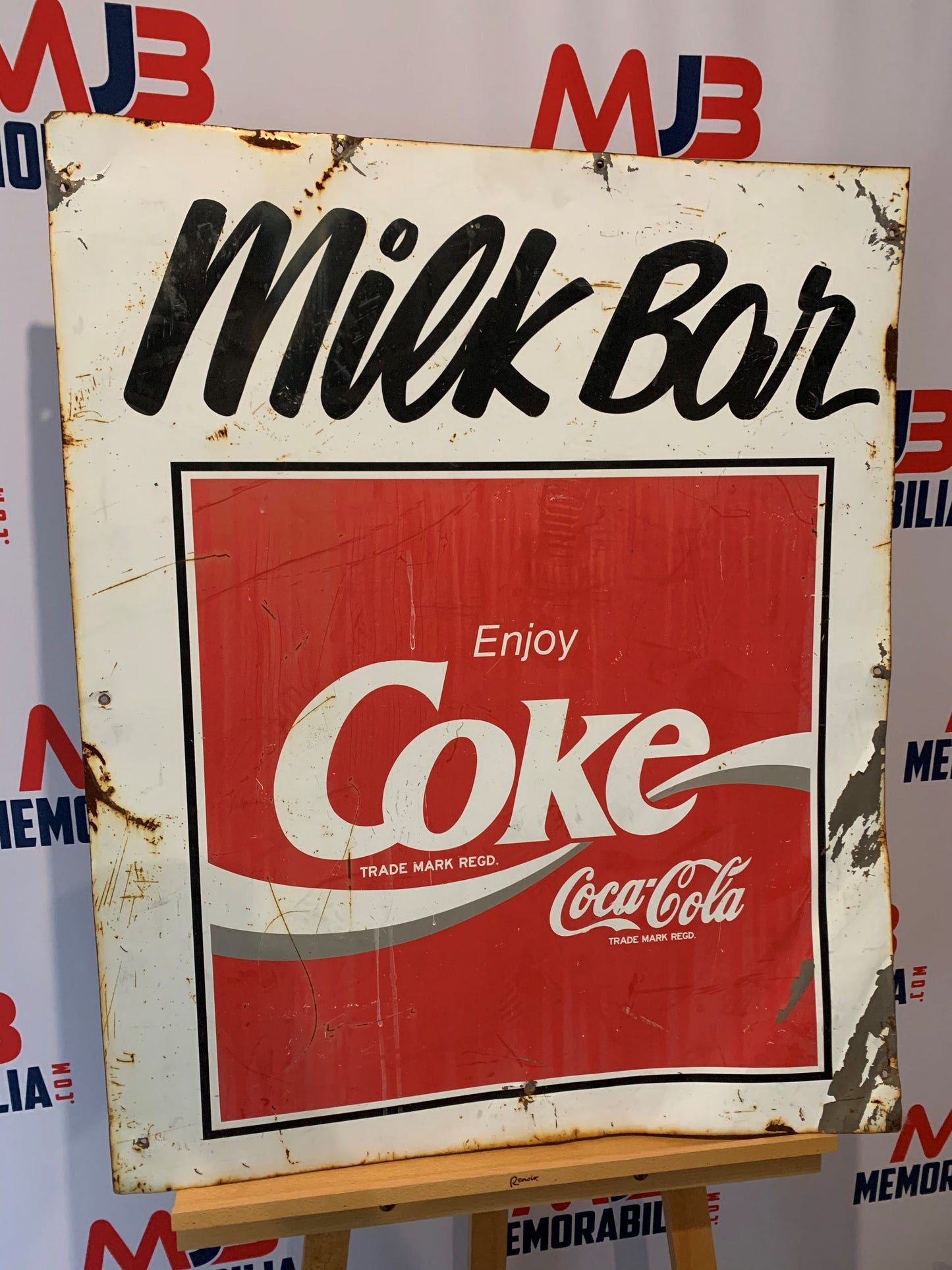 Authentic Genuine Vintage Milk Bar Sign for Rent