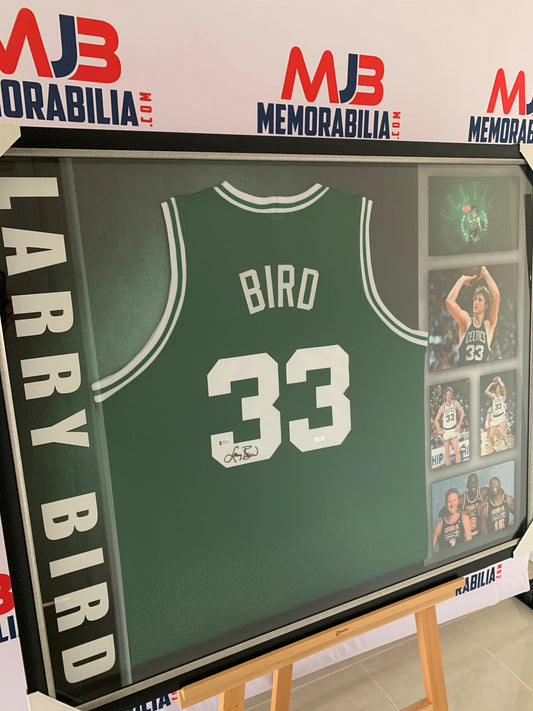 Larry Bird Signed Boston Celtics Jersey Beckett COA NBA