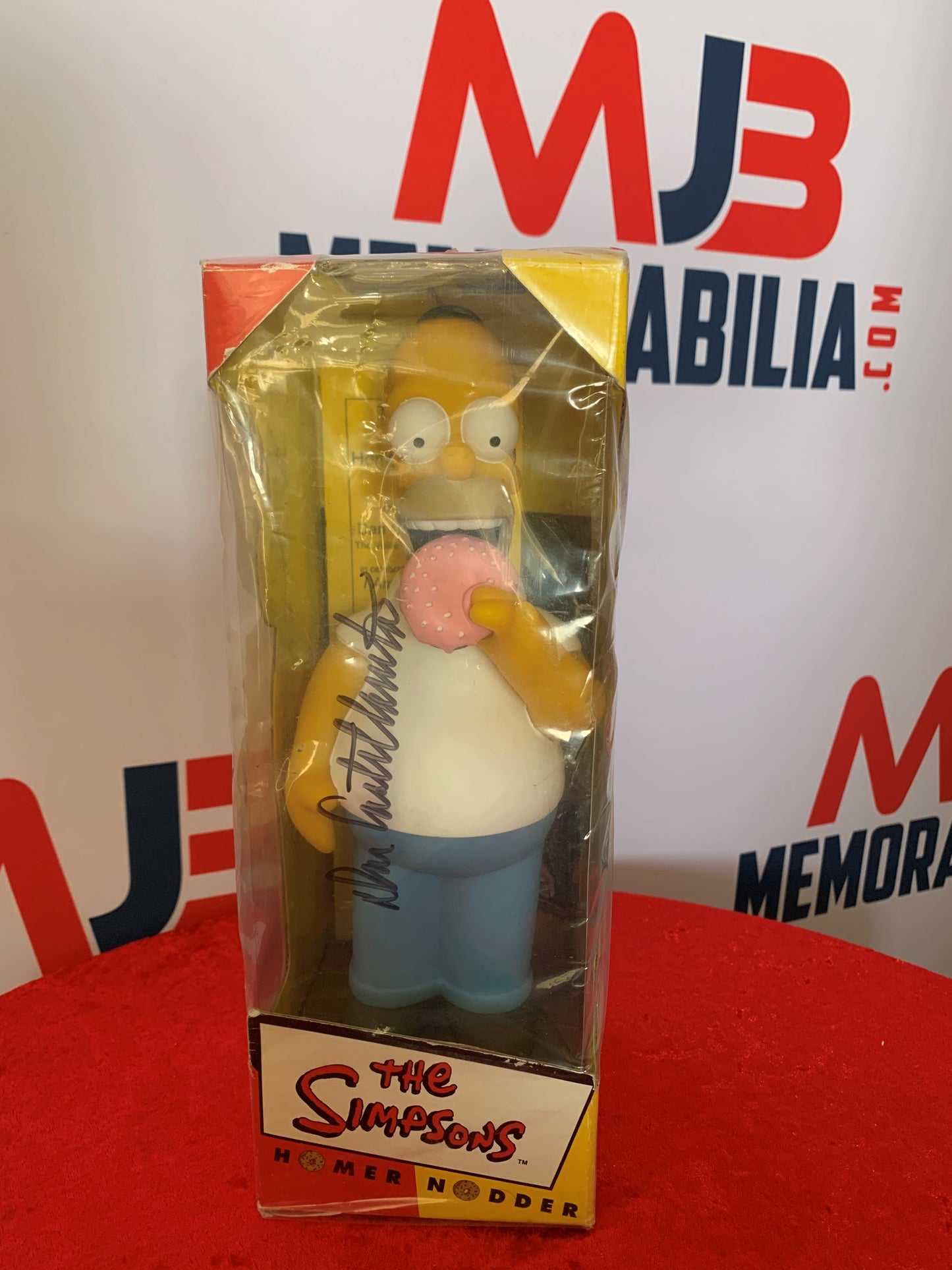 Dan Castellaneta Signed The Simpsons Homer  Bobble Head Figure (PSA COA)