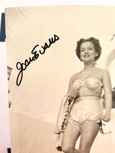 Joan Evans Signed Photograph with COA Rare Vintage