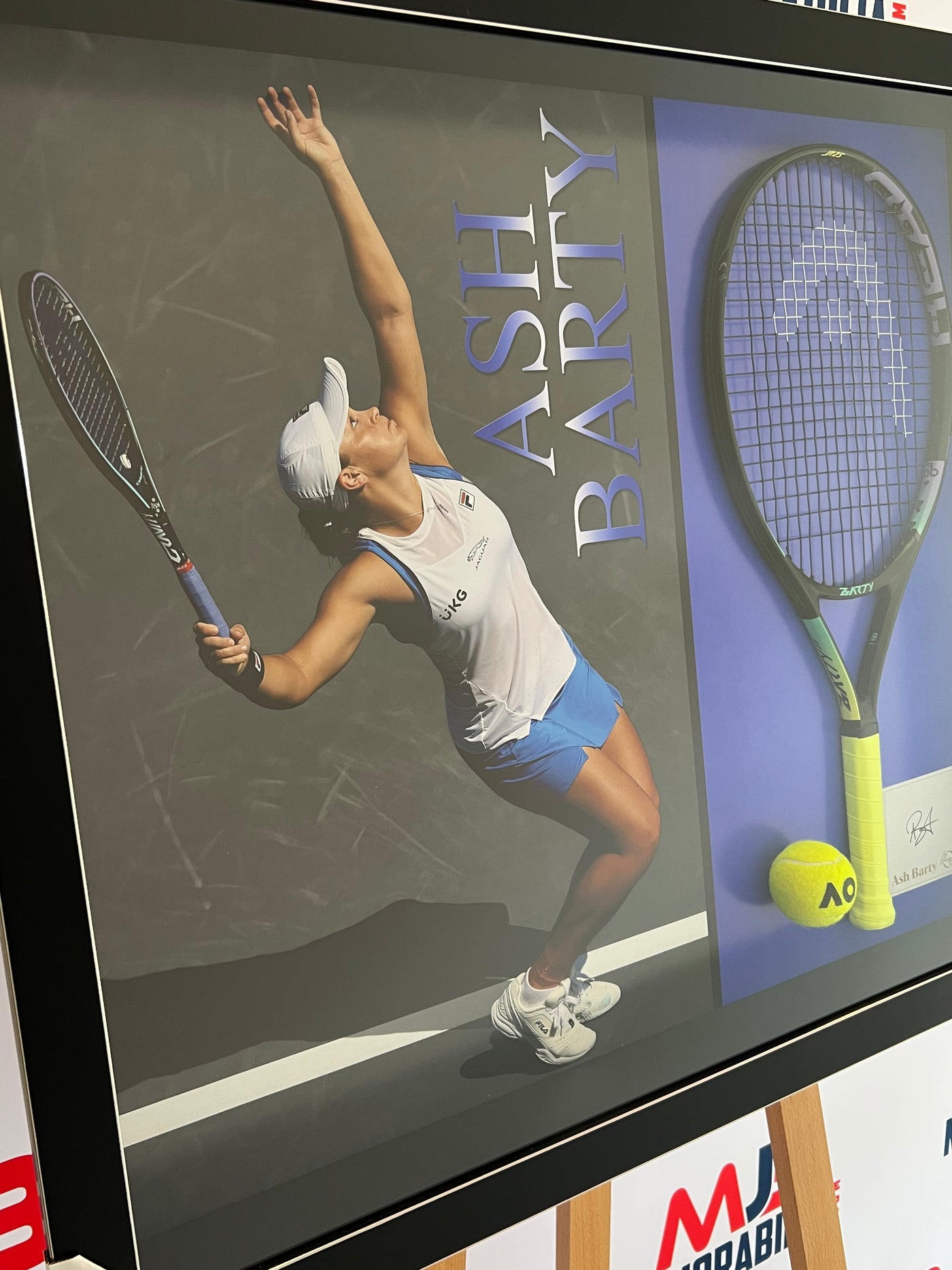 Ash Barty Signed Autograph Framed with Authentication COA RARE
