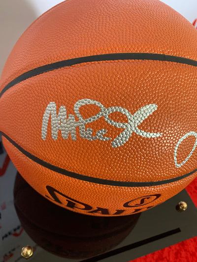 Magic Johnson  Larry Bird Authentic Signed Spalding Basketball Beckett COA