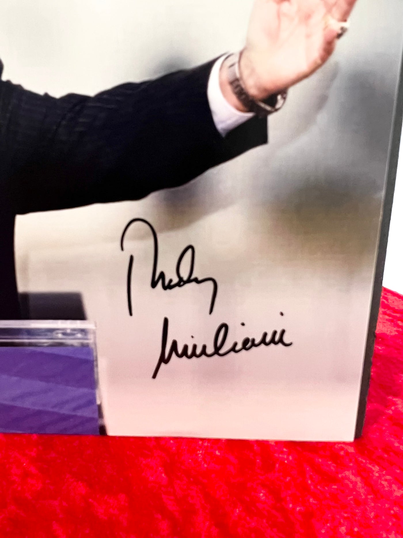 Rudy Giuliani Signed Photograph Rare COA