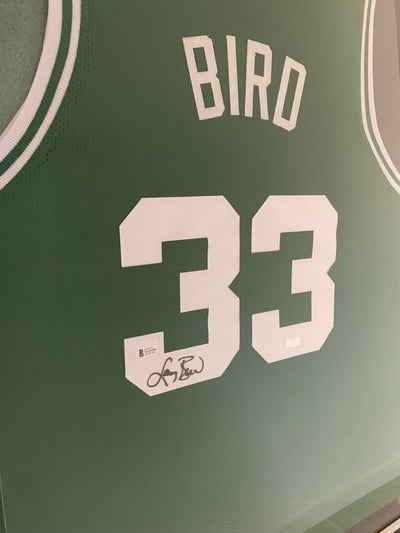 Larry Bird Signed Boston Celtics Jersey Beckett COA NBA