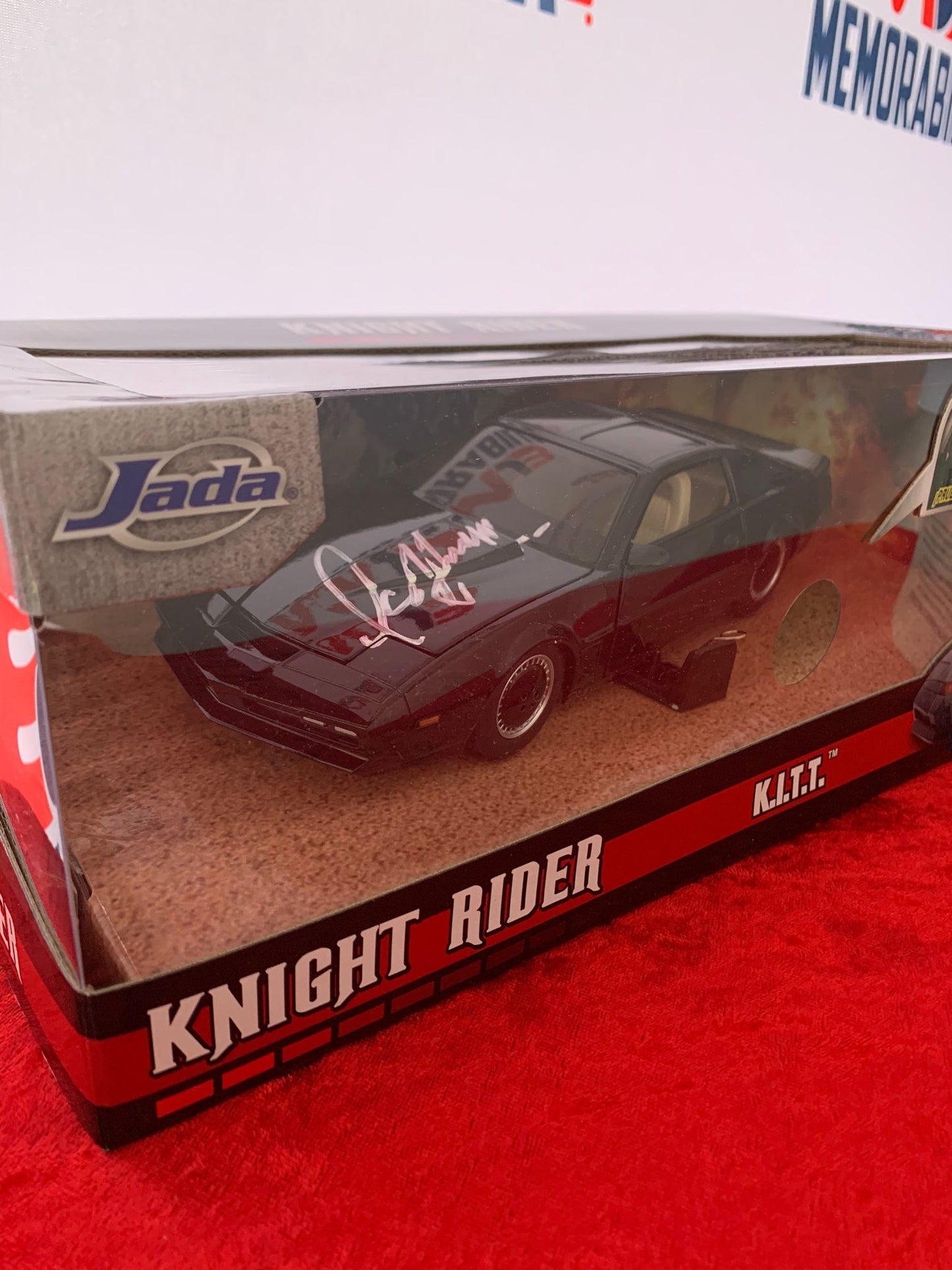 David Hasselhoff Signed Knight Rider 1982 Pontiac Firebird Trans AM 1:24 Diecast Car (Beckett COA)