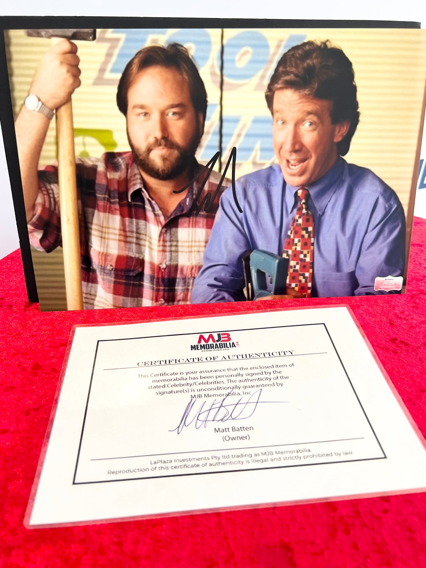 Tim Allen Signed Home Improvement Photo with Full Authentication