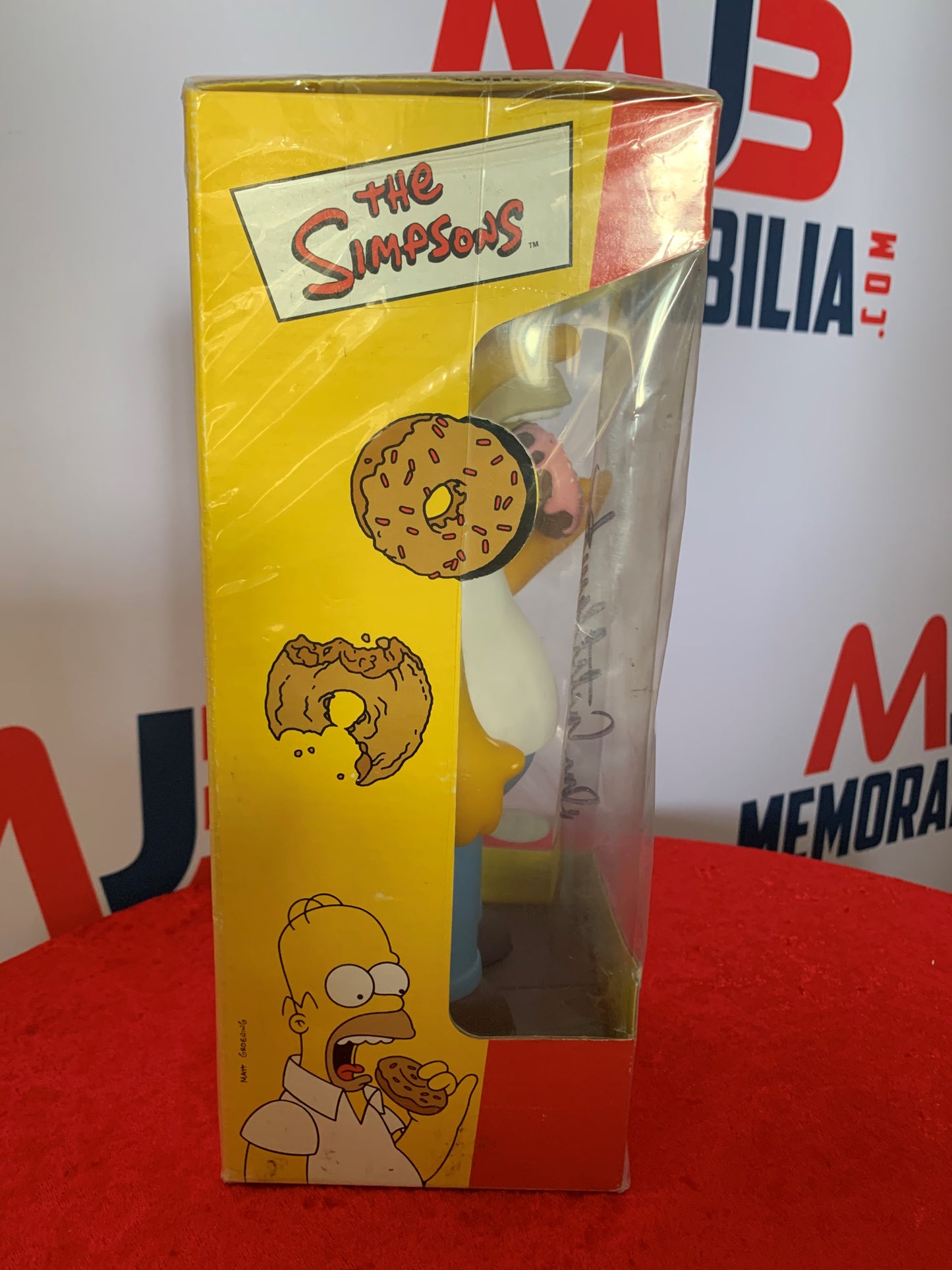 Dan Castellaneta Signed The Simpsons Homer  Bobble Head Figure (PSA COA)
