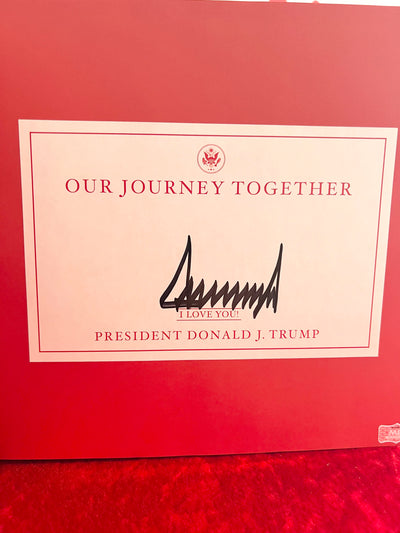 Donald Trump Signed Book Our Journey Together 45th President