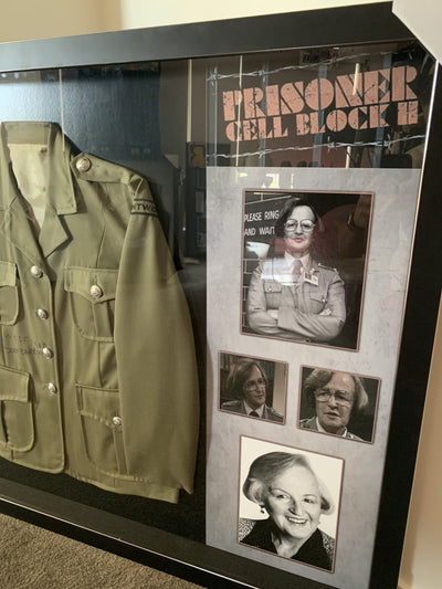 Custom Made Cell block H “Officers Jacket” signed by Joy Westmore who played Officer Joyce Barry with full COA