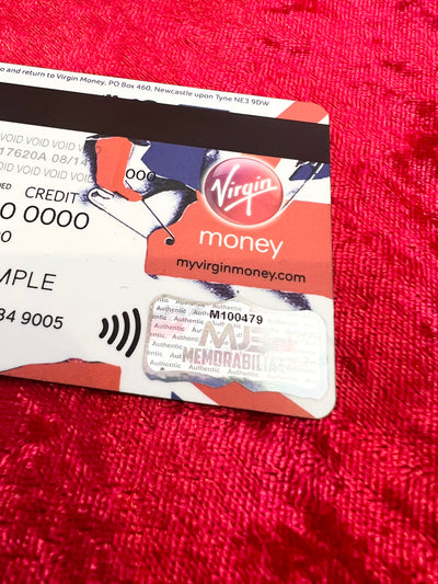 Richard Branson Signed Credit Card  RARE Exclusive One-of-a-Kind Fully Authenticated