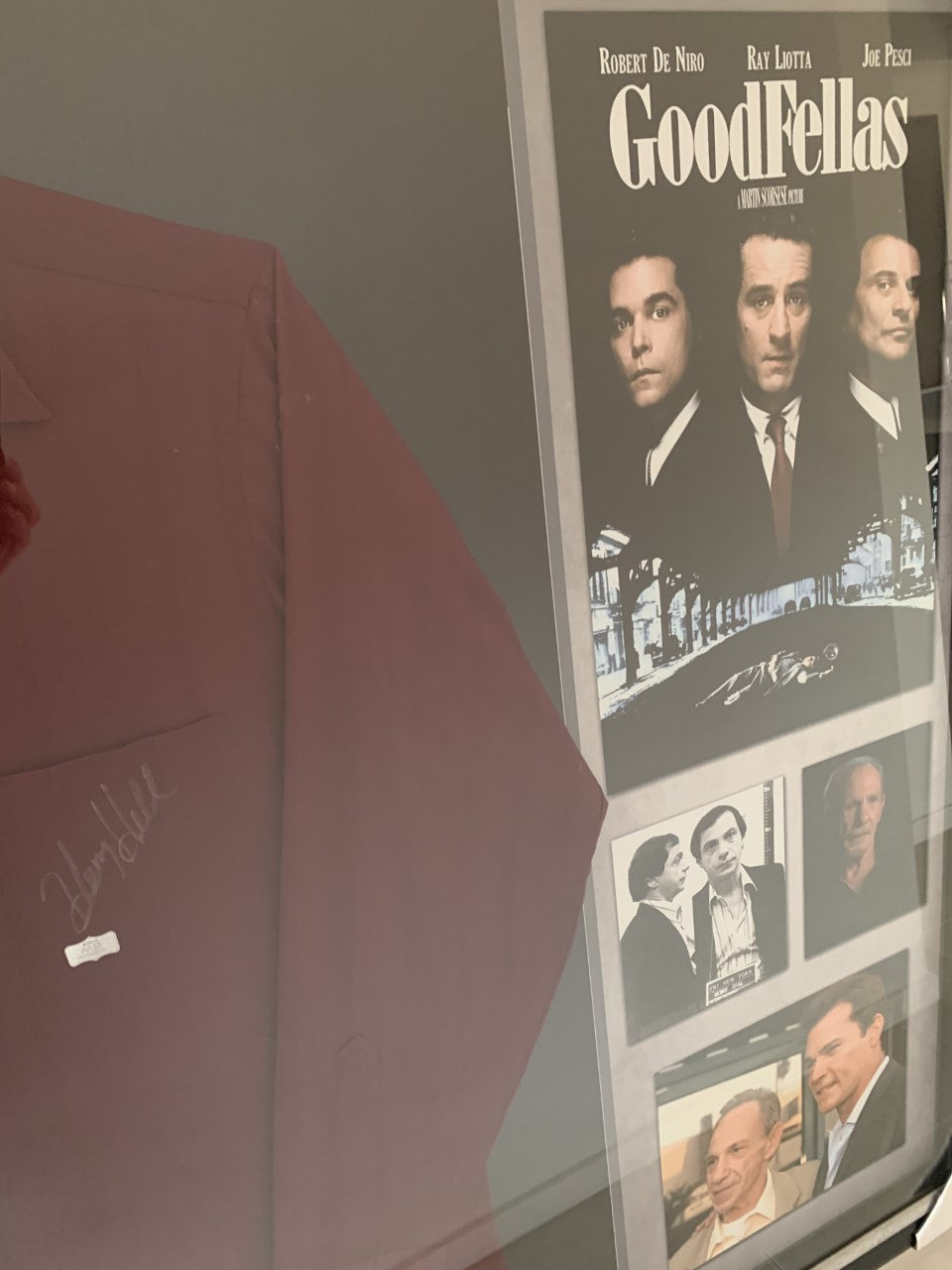 Goodfellas Henry Hill Authentic worn and signed shirt framed with full COA