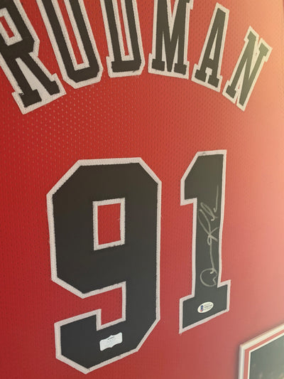Dennis Rodman Signed Chicago Bulls Jersey Beckett COA
