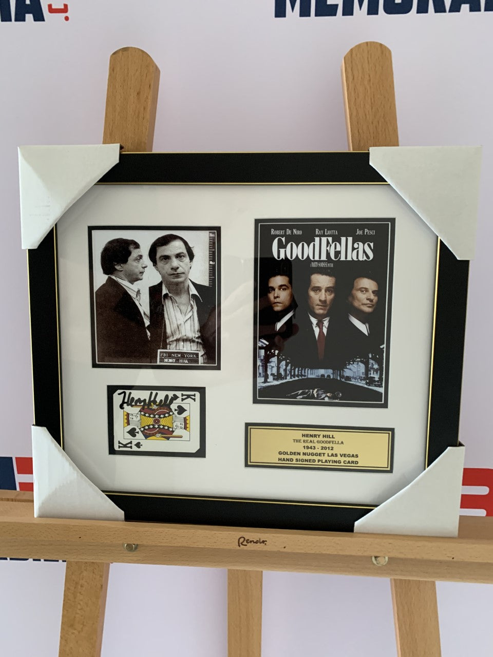 Henry Hill hand signed Casino playing card Goodfellas Used Card