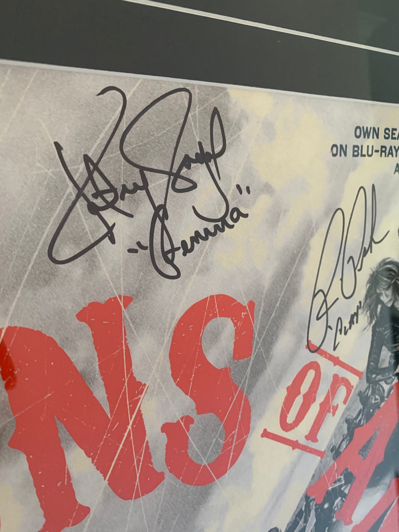 Ron Perlman & Katey Sagal Signed Sons of Anarchy Inscribed Clay & Jemma RARE JSA COA